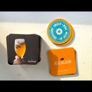 Official Allagash Brewery Coasters! Set of 24